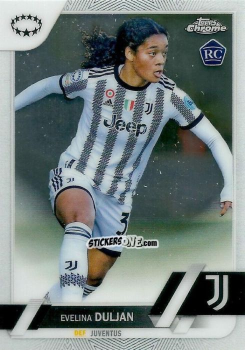 Cromo Evelina Duljan - UEFA Women’s Champions League Chrome 2022-2023
 n. 56 - Topps