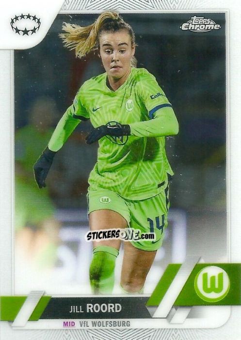 Figurina Jill Roord - UEFA Women’s Champions League Chrome 2022-2023
 n. 64 - Topps