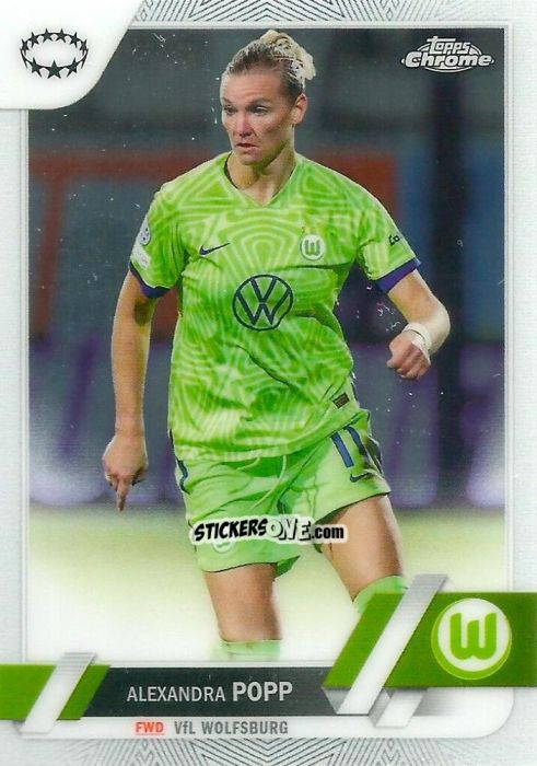 Sticker Alexandra Popp - UEFA Women’s Champions League Chrome 2022-2023
 n. 65 - Topps