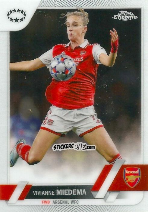 Sticker Vivianne Miedema - UEFA Women’s Champions League Chrome 2022-2023
 n. 66 - Topps