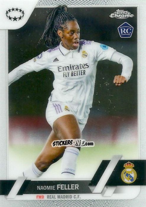 Cromo Naomie Feller - UEFA Women’s Champions League Chrome 2022-2023
 n. 68 - Topps