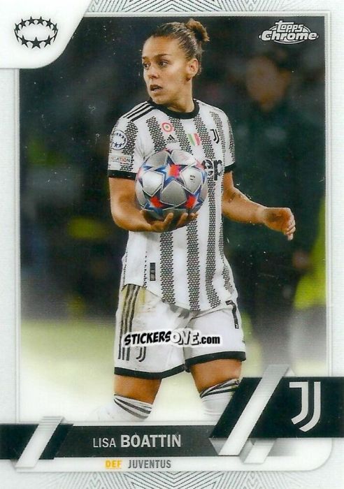 Cromo Lisa Boattin - UEFA Women’s Champions League Chrome 2022-2023
 n. 69 - Topps