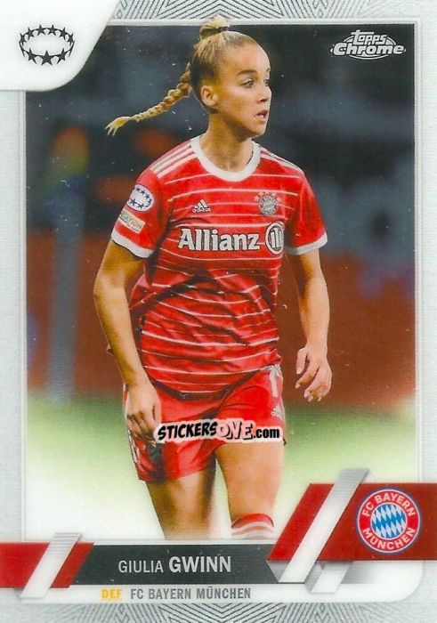 Cromo Giulia Gwinn - UEFA Women’s Champions League Chrome 2022-2023
 n. 71 - Topps