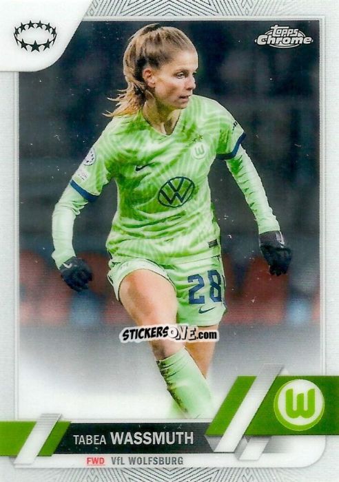 Figurina Tabea Wassmuth - UEFA Women’s Champions League Chrome 2022-2023
 n. 72 - Topps