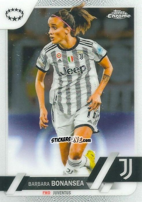 Cromo Barbara Bonansea - UEFA Women’s Champions League Chrome 2022-2023
 n. 75 - Topps
