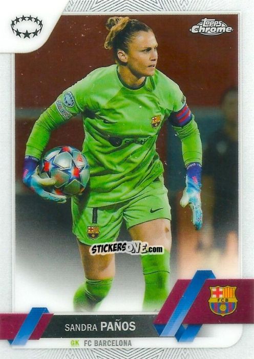 Cromo Sandra Paños - UEFA Women’s Champions League Chrome 2022-2023
 n. 83 - Topps