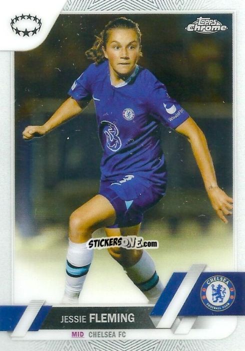 Sticker Jessie Fleming - UEFA Women’s Champions League Chrome 2022-2023
 n. 86 - Topps