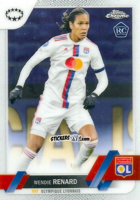 Sticker Wendie Renard - UEFA Women’s Champions League Chrome 2022-2023
 n. 91 - Topps