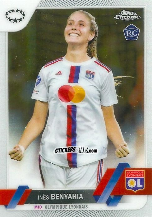 Figurina Inès Benyahia - UEFA Women’s Champions League Chrome 2022-2023
 n. 97 - Topps