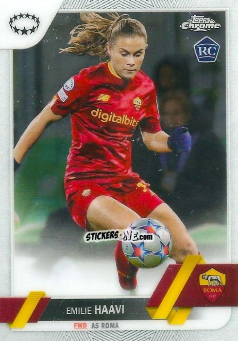 Cromo Emilie Haavi - UEFA Women’s Champions League Chrome 2022-2023
 n. 99 - Topps