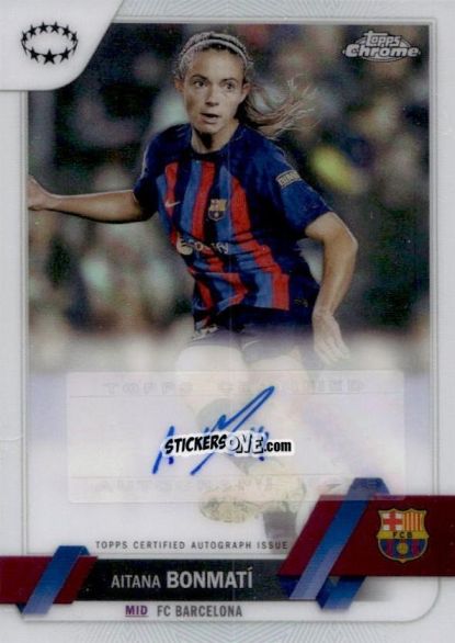 Cromo Aitana Bonmatí - UEFA Women’s Champions League Chrome 2022-2023
 n. A-AB - Topps
