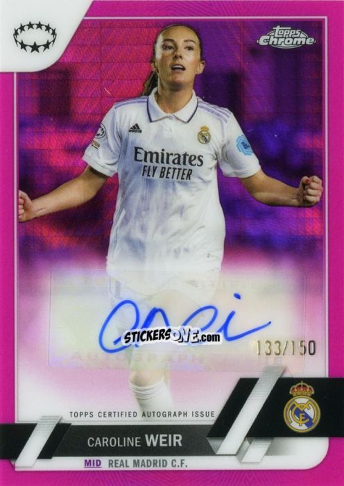 Cromo Caroline Weir - UEFA Women’s Champions League Chrome 2022-2023
 n. A-CW - Topps