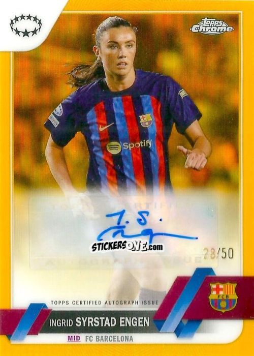 Cromo Ingrid Syrstad Engen - UEFA Women’s Champions League Chrome 2022-2023
 n. A-IS - Topps