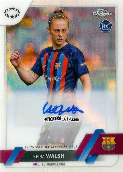 Figurina Keira Walsh - UEFA Women’s Champions League Chrome 2022-2023
 n. A-KW - Topps