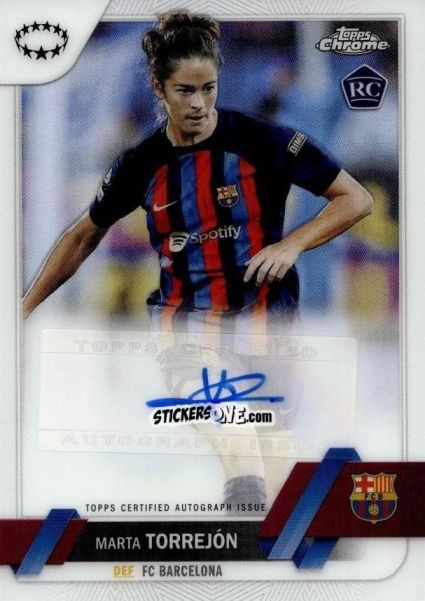 Sticker Marta Torrejón - UEFA Women’s Champions League Chrome 2022-2023
 n. A-MT - Topps