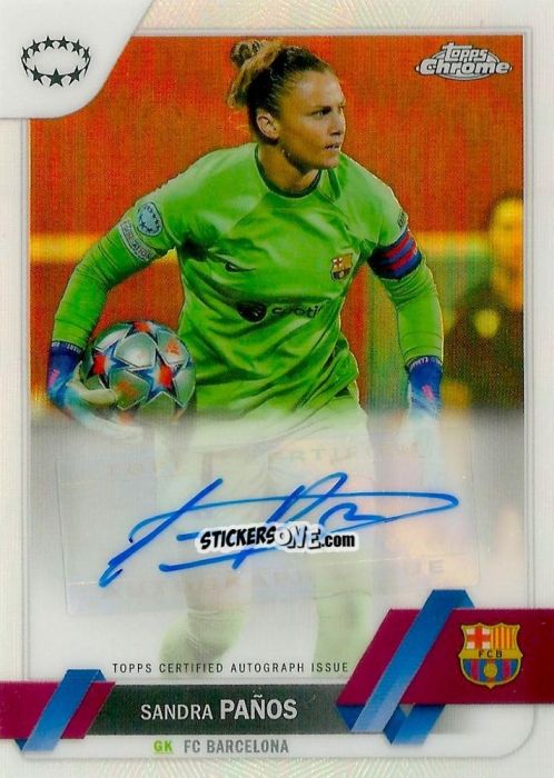 Figurina Sandra Paños - UEFA Women’s Champions League Chrome 2022-2023
 n. A-PA - Topps