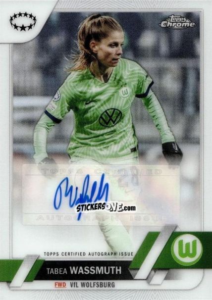 Figurina Tabea Wassmuth - UEFA Women’s Champions League Chrome 2022-2023
 n. A-TW - Topps