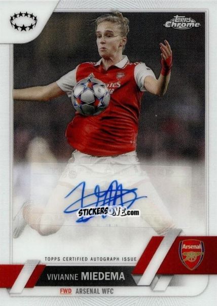 Sticker Vivianne Miedema - UEFA Women’s Champions League Chrome 2022-2023
 n. A-VM - Topps