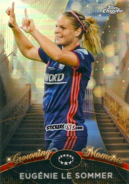 Sticker Eugénie Le Sommer - UEFA Women’s Champions League Chrome 2022-2023
 n. CM-2 - Topps