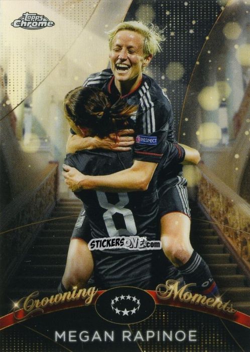 Cromo Megan Rapinoe - UEFA Women’s Champions League Chrome 2022-2023
 n. CM-7 - Topps
