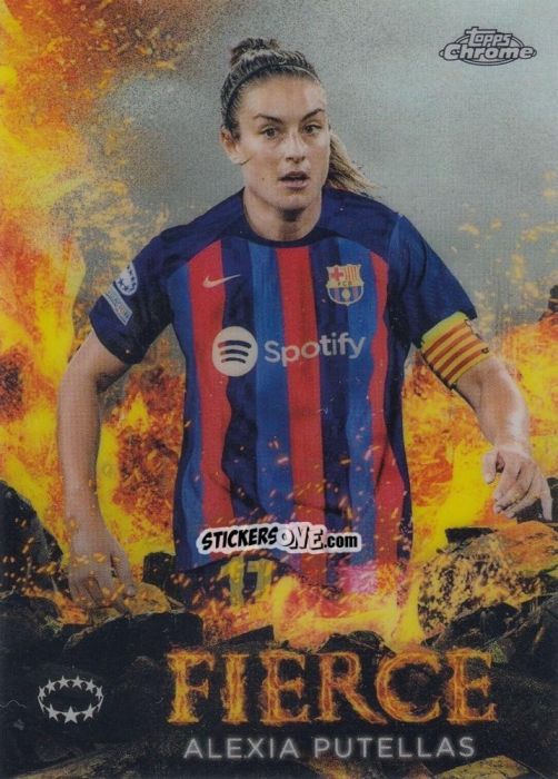 Sticker Alexia Putellas - UEFA Women’s Champions League Chrome 2022-2023
 n. F-1 - Topps