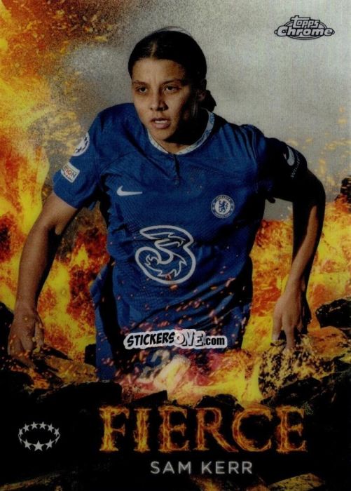 Figurina Sam Kerr - UEFA Women’s Champions League Chrome 2022-2023
 n. F-2 - Topps