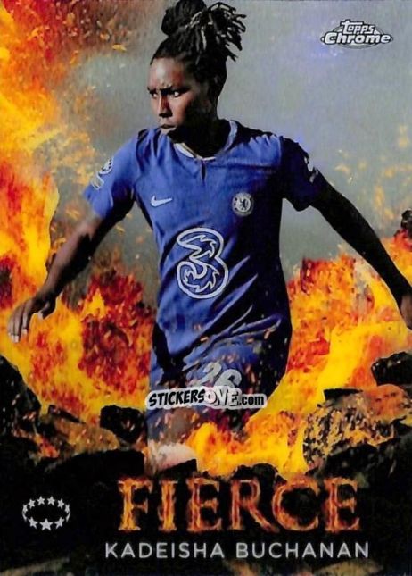 Cromo Kadeisha Buchanan - UEFA Women’s Champions League Chrome 2022-2023
 n. F-6 - Topps