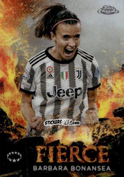 Cromo Barbara Bonansea - UEFA Women’s Champions League Chrome 2022-2023
 n. F-7 - Topps