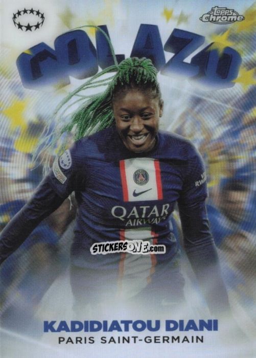 Sticker Kadidiatou Diani - UEFA Women’s Champions League Chrome 2022-2023
 n. G-1 - Topps