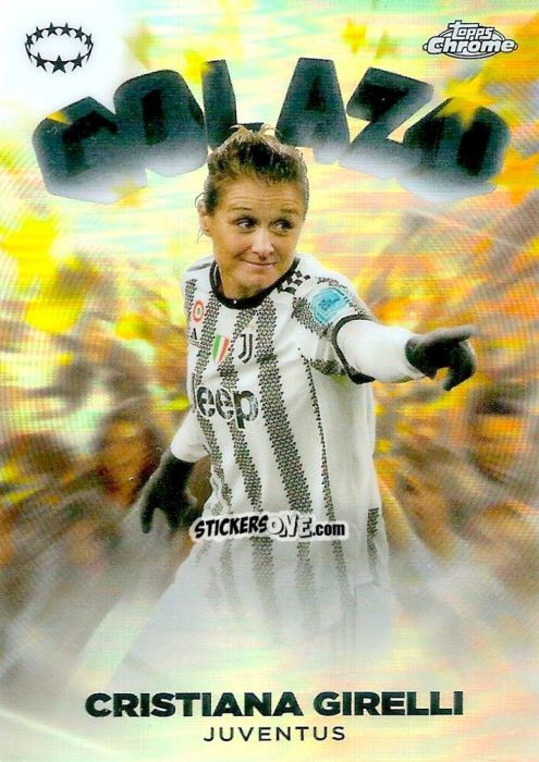 Sticker Cristiana Girelli - UEFA Women’s Champions League Chrome 2022-2023
 n. G-5 - Topps