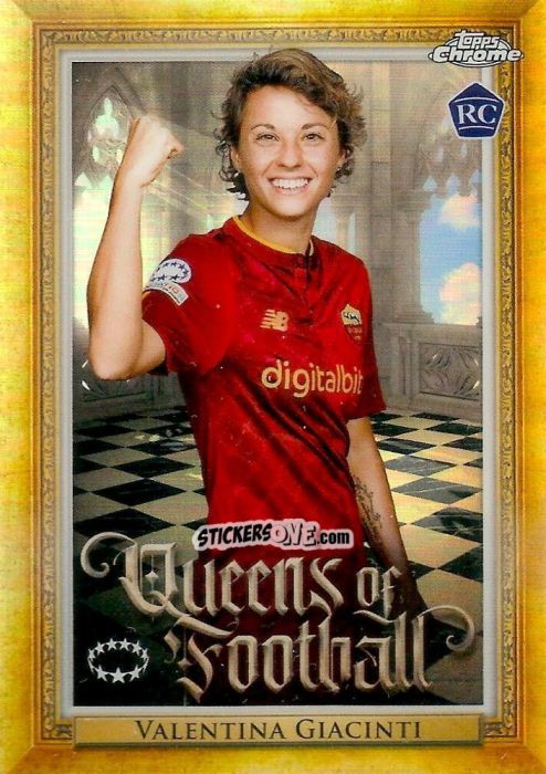 Figurina Valentina Giacinti - UEFA Women’s Champions League Chrome 2022-2023
 n. Q-4 - Topps