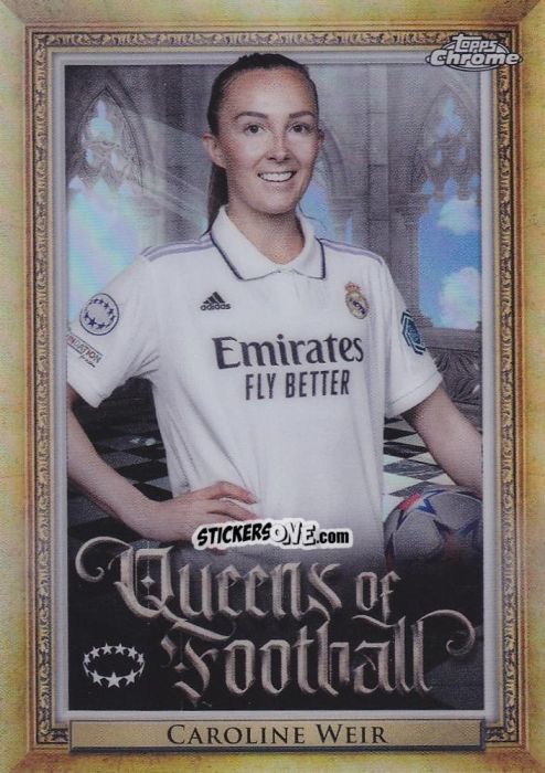 Sticker Caroline Weir - UEFA Women’s Champions League Chrome 2022-2023
 n. Q-17 - Topps