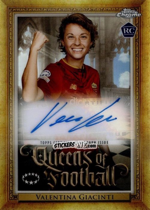 Sticker Valentina Giacinti - UEFA Women’s Champions League Chrome 2022-2023
 n. QA-4 - Topps