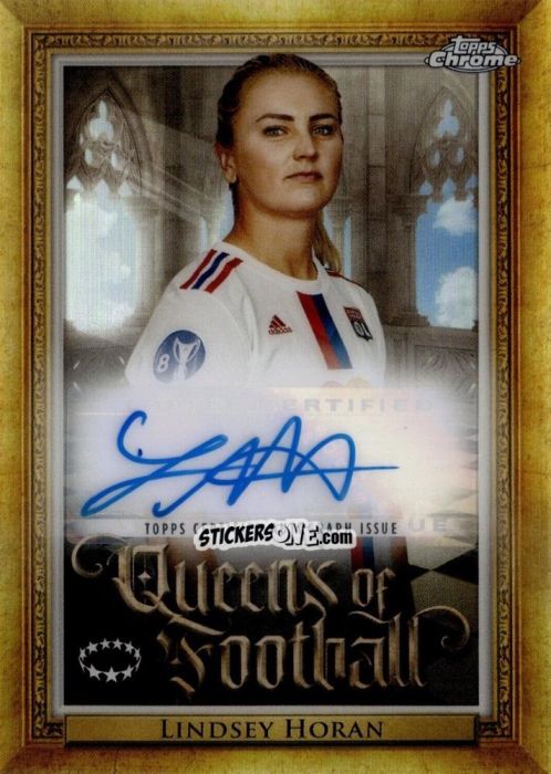 Cromo Lindsey Horan - UEFA Women’s Champions League Chrome 2022-2023
 n. QA-7 - Topps
