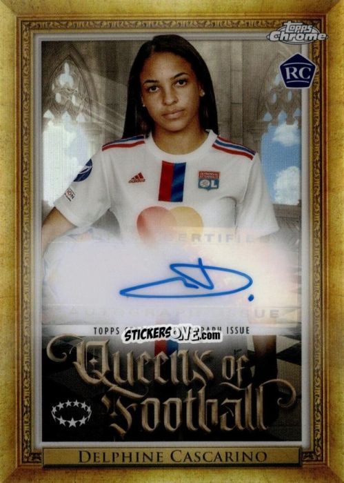 Cromo Delphine Cascarino - UEFA Women’s Champions League Chrome 2022-2023
 n. QA-9 - Topps