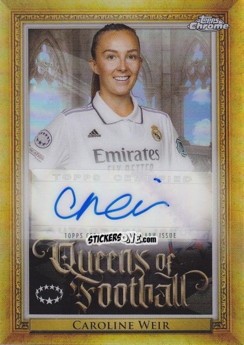 Figurina Caroline Weir - UEFA Women’s Champions League Chrome 2022-2023
 n. QA-17 - Topps