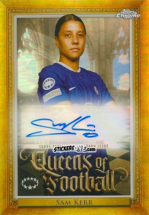 Figurina Sam Kerr - UEFA Women’s Champions League Chrome 2022-2023
 n. QA-20 - Topps