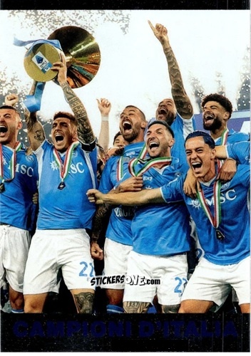 Sticker Scudetto (Napoli)  2/3 - Calciatori 2024-2025 Celebration
 n. C2 - Panini