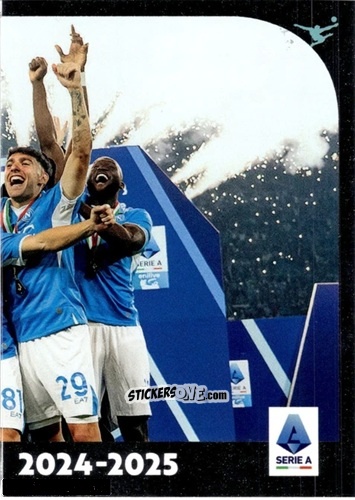 Sticker Scudetto (Napoli)  3/3 - Calciatori 2024-2025 Celebration
 n. C3 - Panini