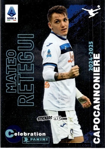 Cromo Mateo Retegui (Atalanta) - Calciatori 2024-2025 Celebration
 n. C4 - Panini