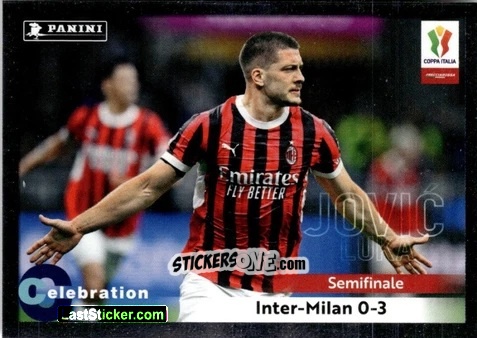 Figurina Luka Jovic (Milan) - Calciatori 2024-2025 Celebration
 n. C5 - Panini
