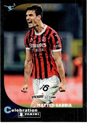 Sticker Matteo Gabbia (Milan) - Calciatori 2024-2025 Celebration
 n. C10 - Panini