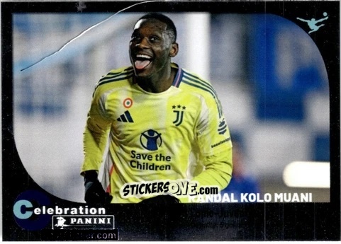 Cromo Randal Kolo Muani (Juventus) - Calciatori 2024-2025 Celebration
 n. C21 - Panini