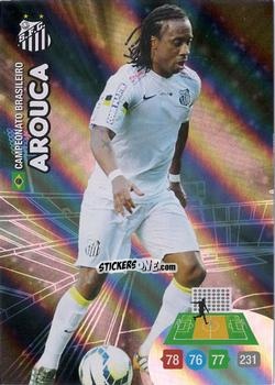 Figurina Arouca  - Campeonato Brasileiro 2014. Adrenalyn XL
 n. 38 - Panini