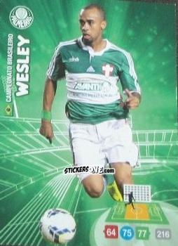 Cromo Wesley - Campeonato Brasileiro 2014. Adrenalyn XL
 n. 56 - Panini