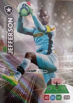 Cromo Jefferson  - Campeonato Brasileiro 2014. Adrenalyn XL
 n. 74 - Panini