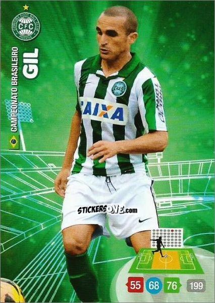 Figurina Gil - Campeonato Brasileiro 2014. Adrenalyn XL
 n. 195 - Panini