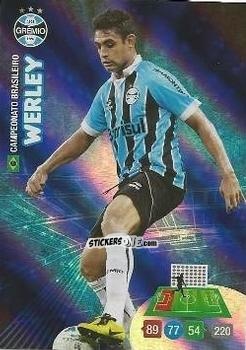 Cromo Werley  - Campeonato Brasileiro 2014. Adrenalyn XL
 n. 208 - Panini