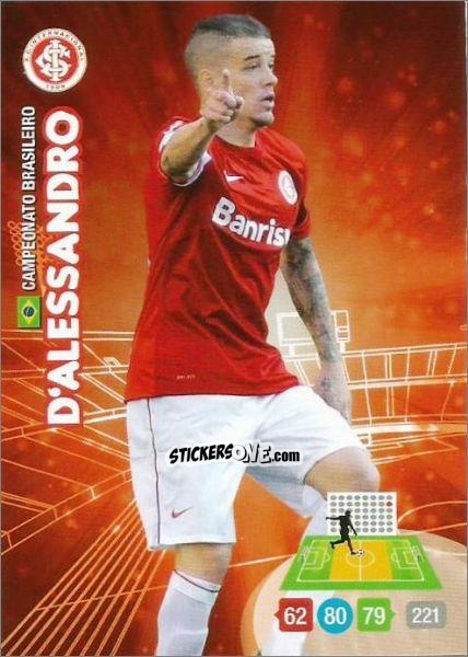 Figurina D'Alessandro - Campeonato Brasileiro 2014. Adrenalyn XL
 n. 227 - Panini