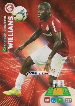 Figurina Willians - Campeonato Brasileiro 2014. Adrenalyn XL
 n. 228 - Panini